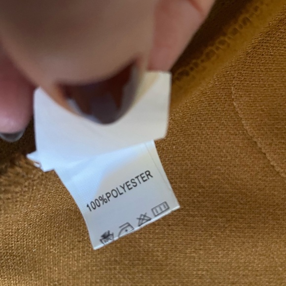 Toddler Girls Coffee Brown Open Front Overcoat Sz 3/4T​​ - Picture 7 of 8